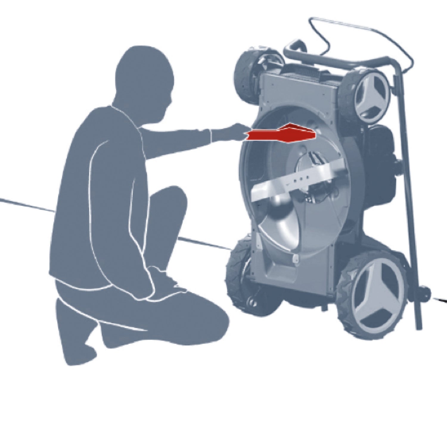 Masina de tuns iarba pe acumulator Einhell Professional GP-CM 36/47 S HW Li Kit Power X-Change, 36 V, latime de taiere 47 cm, 700 m², autopropulsata, motor fara perii, functie de mulcire, incl. 4x baterii de 4,0 Ah, 2x baterii TwinChar