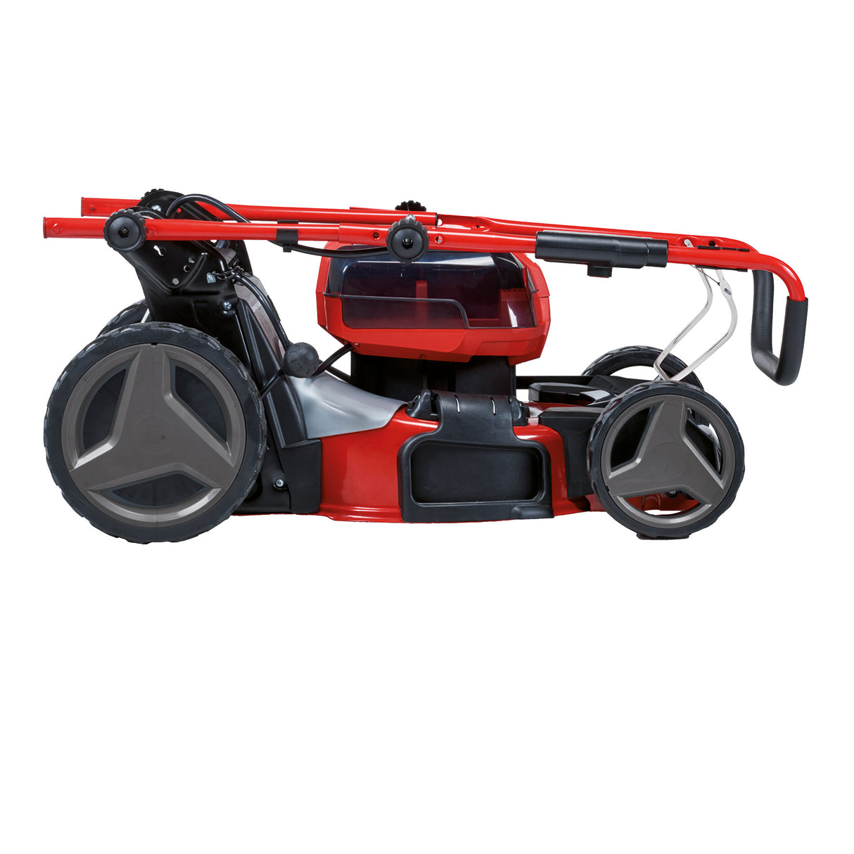 Masina de tuns iarba pe acumulator Einhell Professional GP-CM 36/47 S HW Li Kit Power X-Change, 36 V, latime de taiere 47 cm, 700 m², autopropulsata, motor fara perii, functie de mulcire, incl. 4x baterii de 4,0 Ah, 2x baterii TwinChar