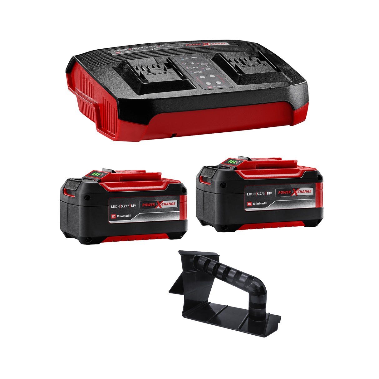 Masina de tuns iarba/gazon pe acumulator Einhell RASARRO 36/42 Kit Power X-Change (36V, latime de taiere de 42 cm, pana la 725 m², motor fara perii, cos de colectare de 50 l, functie de mulcire, incl. 2x 5,2 Ah + 1x incarcator dublu