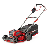 Masina de tuns iarba/gazon pe acumulator Einhell GP-CM 36/47 S Li BL Kit Power X-Change (36 V, latime de taiere 47 cm, pana la 700 m², motor fara perii, colector de iarba de 65 L, incl. 4 baterii de 4,0 Ah + 2 incarcatoare duble
