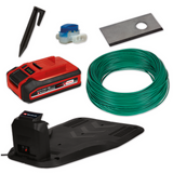 Masina de tuns iarba robotizata Einhell FREELEXO SMART 750 Power X-Change, conectare inteligenta la retea, calcularea timpului de tundere in functie de vreme, pana la 750 m², mod a doua zona, incl. kit de instalare