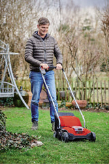 Scarificator pe acumulator Einhell GC-SC 18/28 Li-Solo Power X-Change (Li-ion, 18 V, motor electric fara perii, rola cu lame de 28 cm, reglare a adancimii de lucru in 3 trepte, fara acumulator sau incarcator