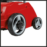 Scarificator electric Einhell GC-ES 1231/1 (1200 W, pentru peluze de pana la 300 m², ax montat pe rulmenti + 8 lame duble, adancime de scarificare cu 3 niveluri + pozitie de transport