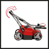 Scarificator/aerator pe acumulator Einhell GE-SC 36/35 Li-Solo Power X-Change (36 V, latime de lucru 35 cm, motor fara perii, rola cu 16 lame, sina de ghidare pliabila, fara acumulator
