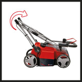 Einhell GE-SA 36/35 Li-Solo Power X-Change akkus talajlazító/gyepszellőztető (Li-ion, 36 V, szénkefe nélküli motor, 35 cm-es pengéjű henger, 28 literes gyűjtőzsák, állítható munkamélység, akkumulátor és töltő nélkül)