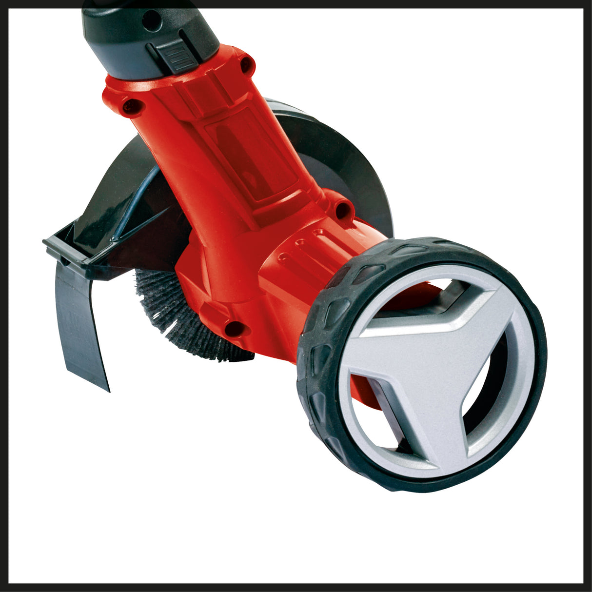 Aparat de curatat rosturi pavaj pe acumulator Einhell GC-CC 18 Li Solo Power X-Change (include maner telescopic lung reglabil, perii de schimb, furnizat fara acumulator si incarcator