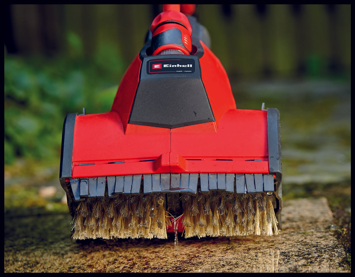 Perie originala Einhell ULTRA, accesoriU compatibil cu masina de curatat pe acumulator PICOBELLA 18/215, potrivita pentru suprafete de piatra rugoasa, latime de lucru 19,5 cm
