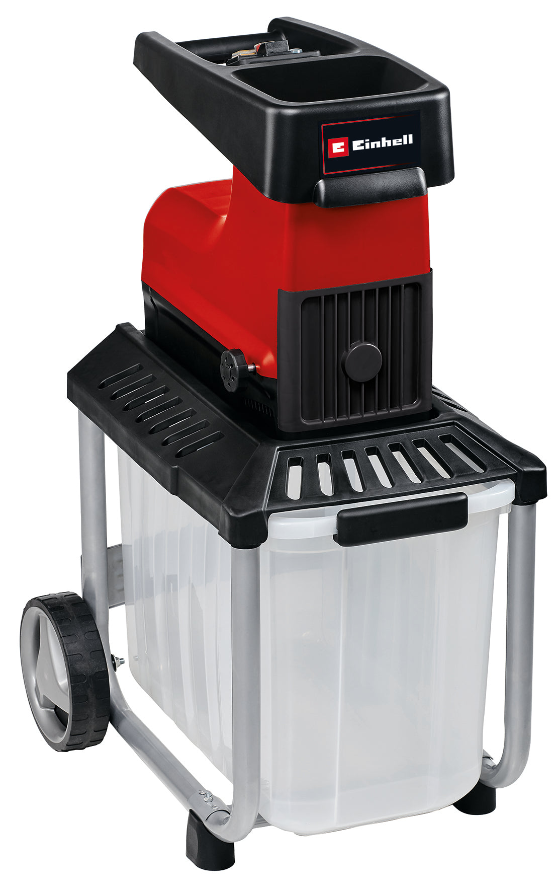 Tocator electric silentios Einhell GC-RS 60 CB, 2.800 W, tambur de taiere, deschidere mare a palniei, comutator de schimbare, cutie de colectare transparenta, comutator de siguranta integrat