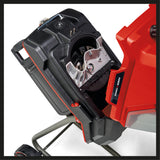 Tocator de crengi cu lame pe acumulator Einhell REDAXXO 36/25 Power X-Change 36 V, grosime maxima a crengii de 25 mm, 3 cutite reversibile din otel, sac de colectare de 55 l, maner de transport, impingator
