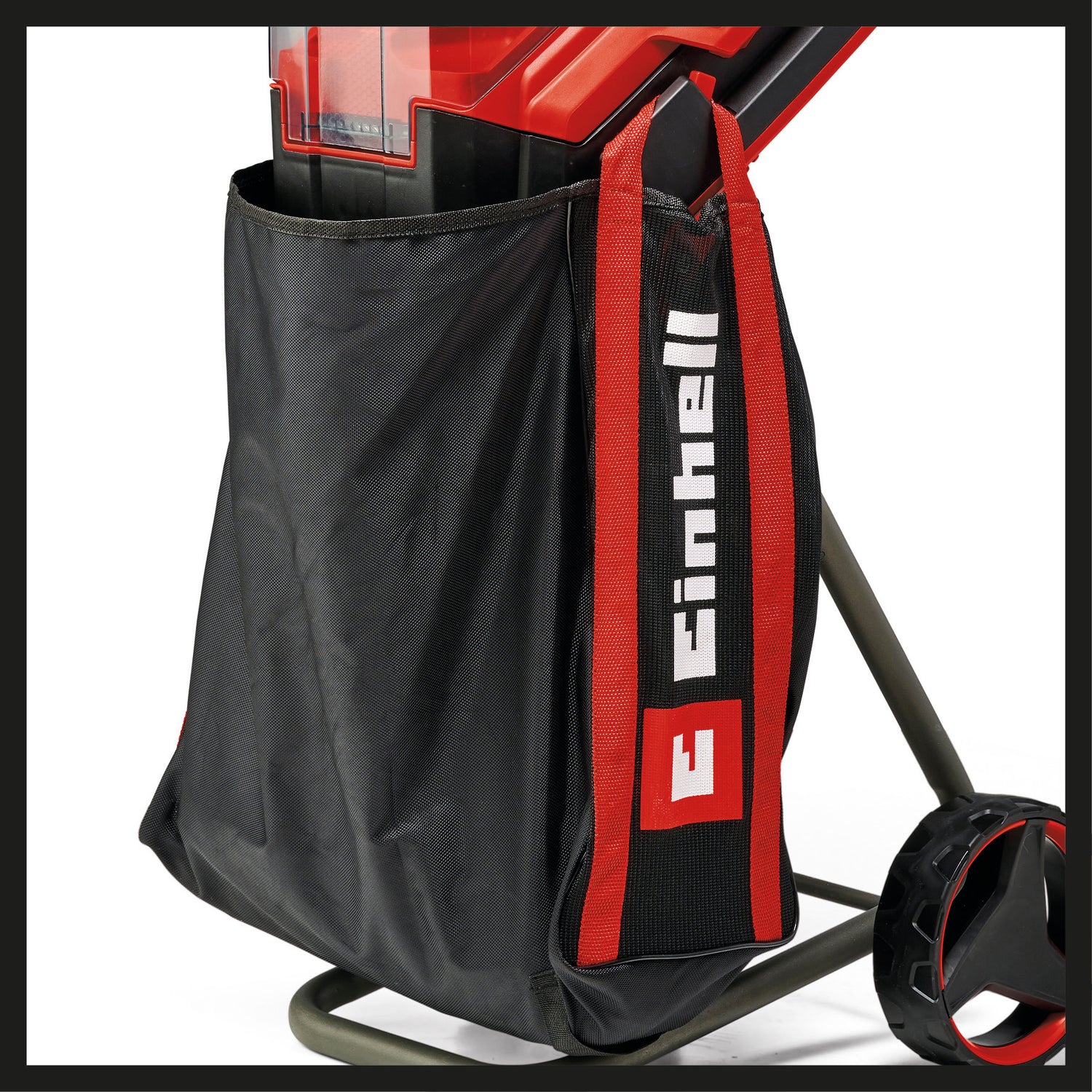 Einhell REDAXXO 36/25 Power X-Change 36 V-os akkus pengés ágaprító, maximális ágvastagság 25 mm, 3 megfordítható acélkés, 55 literes gyűjtőzsák, hordozófogantyú, toló