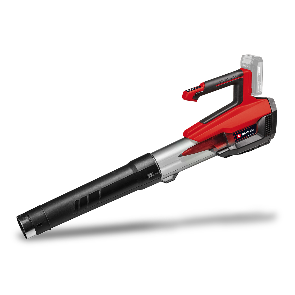 Suflanta de frunze pe acumulator Einhell Professional GP-LB 18/200 Li GK-Solo Power X-Change, Li-Ion, 18V, tehnologie cu rotor axial, capacitate de suflare 670 m³/h, set de curatare a jgheaburilor, fara acumulator si incarcator