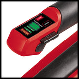 Suflanta de frunze pe acumulator Einhell Professional GP-LB 18/200 Li GK-Solo Power X-Change, Li-Ion, 18V, tehnologie cu rotor axial, capacitate de suflare 670 m³/h, set de curatare a jgheaburilor, fara acumulator si incarcator
