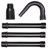 Set de jgheaburi original Einhell (accesoriu pentru suflanta de frunze, potrivit pentru suflanta de frunze fara cablu GP-LB 18/200 Li E, 5 piese, instalare fara unelte, pentru curatarea jgheaburilor)
