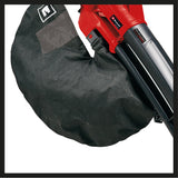 Suflanta/aspirator de frunze pe acumulator Einhell GE-CL 36 Li E-Solo Power X-Change, Litiu-ion, 2 x 18 V, viteza aer 210 km/h, motor fara perii, sac de colectare 45 l, curea de transport, fara baterie si incarcator