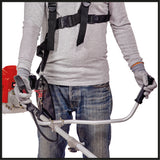 Motocoasa pe benzina Einhell GC-BC 30/1 I AS, 1 kW, motor in 2 timpi cu vibratii reduse, aprindere digitala, maner din aluminiu/maner de bicicleta cu comenzi, inclusiv lama cu 3 dinti si bobina dubla cu fir