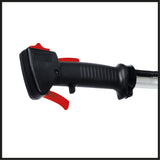 Motocoasa pe benzina Einhell GC-BC 30/1 I AS, 1 kW, motor in 2 timpi cu vibratii reduse, aprindere digitala, maner din aluminiu/maner de bicicleta cu comenzi, inclusiv lama cu 3 dinti si bobina dubla cu fir