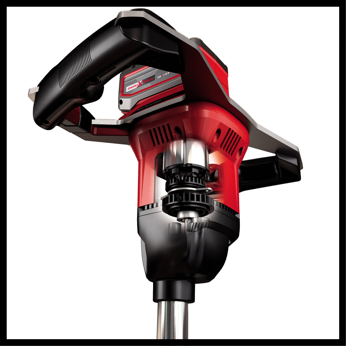 Foreza pamant pe acumulator Einhell GP-EA 18/150 Li BL-Solo Power X-Change , Li-ion, 18 V, motor fara perii, incl. burghiu Ø 150 mm, fara acumulator sau incarcator