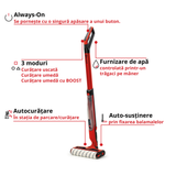 Masina de spalat podele dure pe acumulator Einhell CLEANEXXO Power X-Change (18 V, rola perie 290 mm, mod BOOST, functie de autocuratare, alimentare cu apa reglabila, fara acumulator