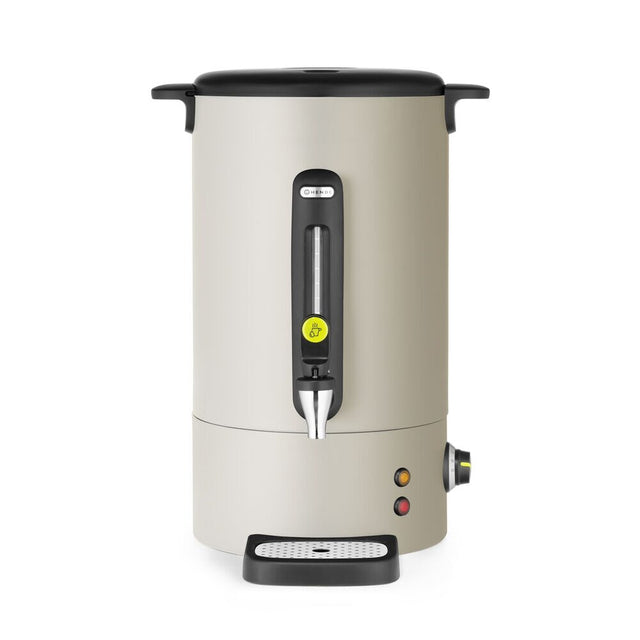 Boiler pentru bauturi calde alb mat 16 l, HENDI Uniq, Design de Bronwasser, 220-240V/1650W, 357x380x(H)502mm