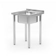 Spalator cu o cuva Budget Line, dimensiuni: 600 x 600 (H)850 mm, fara polita