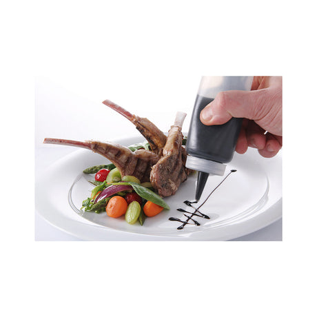 Sticla dispenser 350 ml, 55x205 mm, polietilena transparenta, Hendi