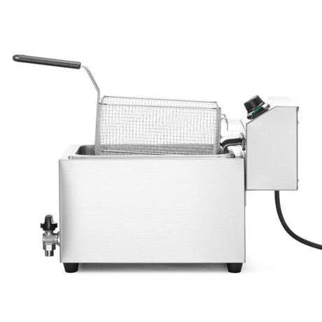Friteuza XL, Profi Line cu robinet de scurgere, 10L, 400V / 6600W, 302x687x(H)375 mm