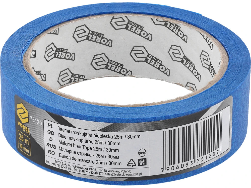 MASZKSZALAG, KÉK, 25MX30MM Vorel 75120 