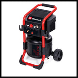 Compresor Einhell TE-AC 240/24 Silent, 1.500 W, max. 10 bar, rezervor de 24 l, fara ulei, capacitate de aspirare 240 l/m, compresor silentios de 70 dB, 2 manometre, reductor de presiune