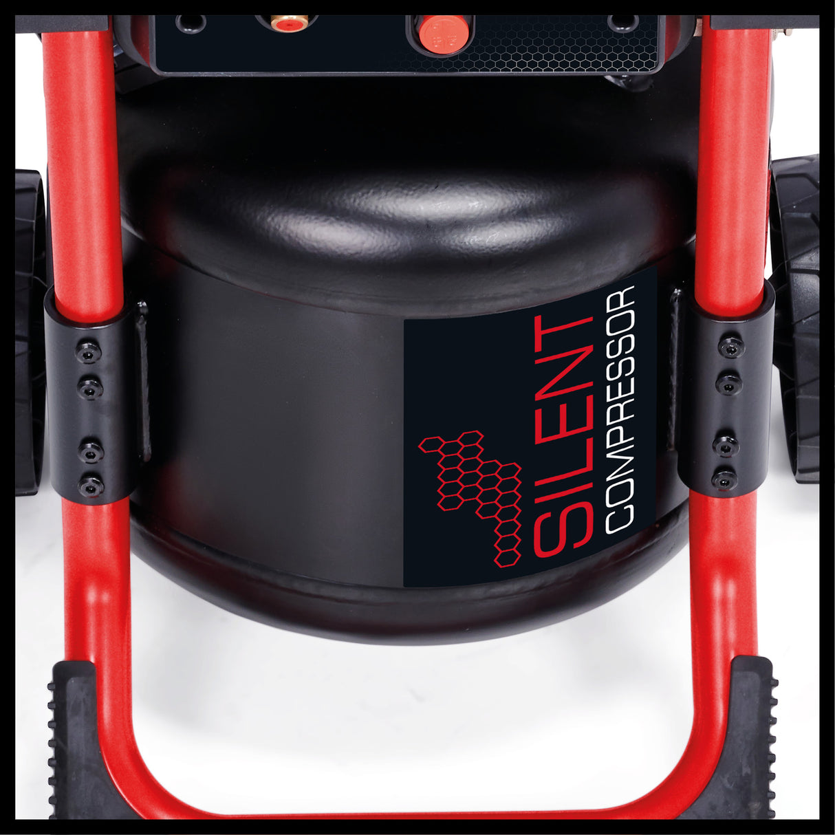 Compresor Einhell TE-AC 240/24 Silent, 1.500 W, max. 10 bar, rezervor de 24 l, fara ulei, capacitate de aspirare 240 l/m, compresor silentios de 70 dB, 2 manometre, reductor de presiune