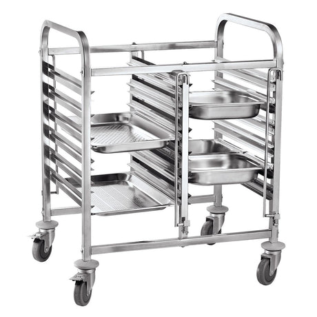 Carucior mobil dublu - 12 x GN 1/1 HENDI, 810x610x(H)960mm
