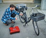 Compresor pe acumulator Einhell TE-AC 36/8 Li OF Set-Solo Power X-Change (36 V, max. 8 bar, fara ulei, capacitate de aspirare 130 l/min, incl. set de 3 adaptoare, fara acumulator sau incarcator