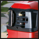 Compresor pe acumulator Einhell PRESSITO Power X-Change, 18 V, max. 11 bar, lungime furtun 31 cm, inclusiv set adaptor 3 piese, fara acumulator