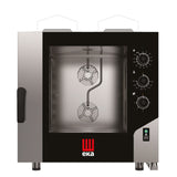 Cuptor pe gaz cu convectie cu abur Millennial Smart Bakery, 6 tavi 600x400 mm  Tecnoeka, 230V/500W, 13,5kW, 850x1041x(H)951mm