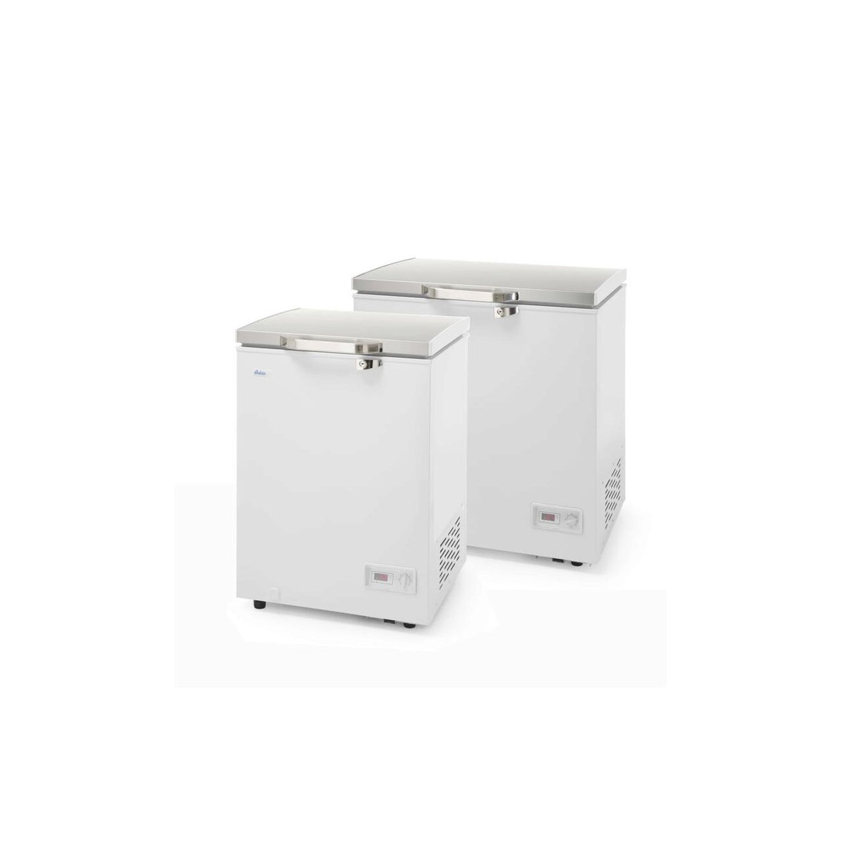 Lada frigorifica profesionala 140 L, interval racire -26 / -18 C, ARKTIC by Hendi, 70 W, corp aluminiu cu izolatie spuma de 70 mm, clasa energetica F, 754x608x845 mm, Clasa energetica F