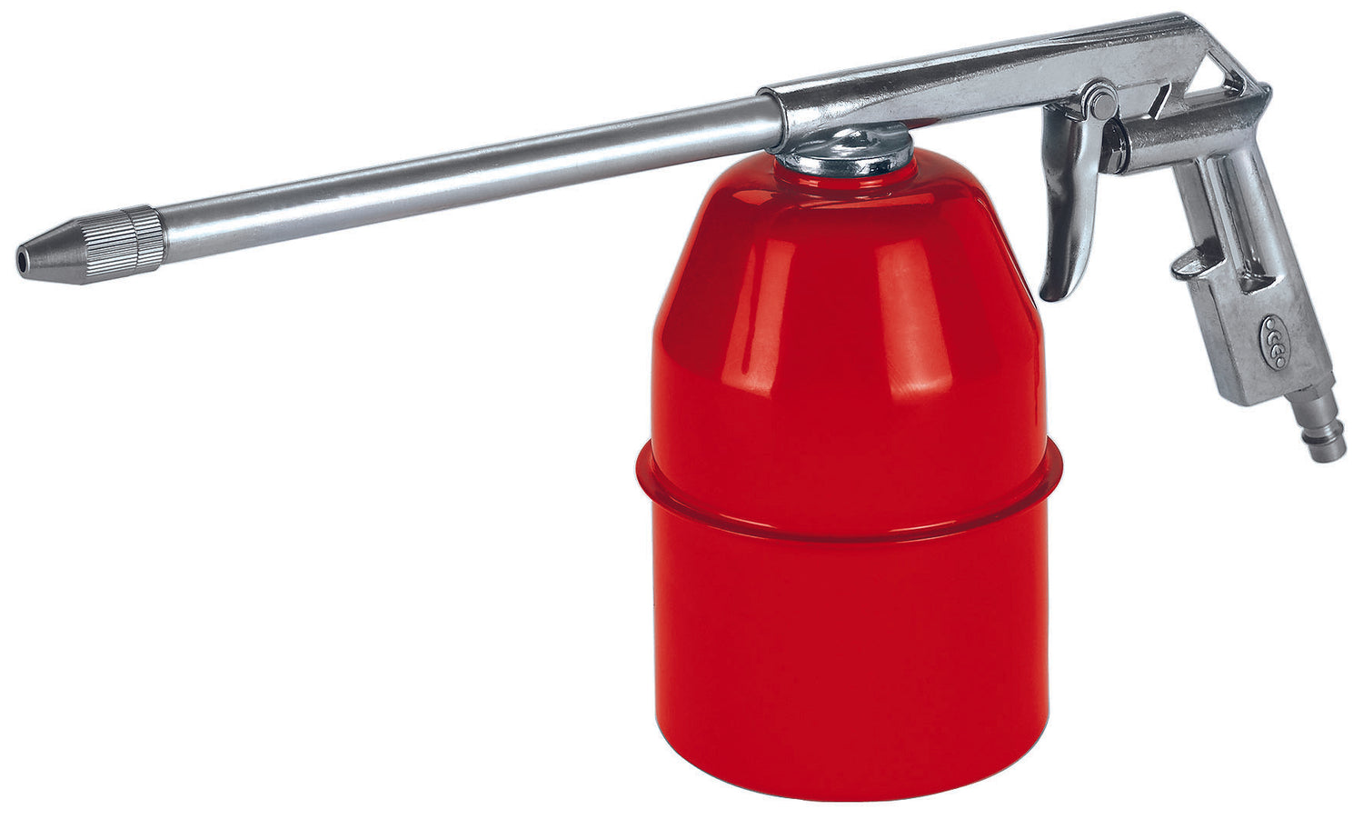 Pistol de pulverizare original Einhell, accesorii compresor, alimentare prin aspirare de 900 ml, maneta de declansare reglabila constant, duza rotativa, inclusiv niplu de dop