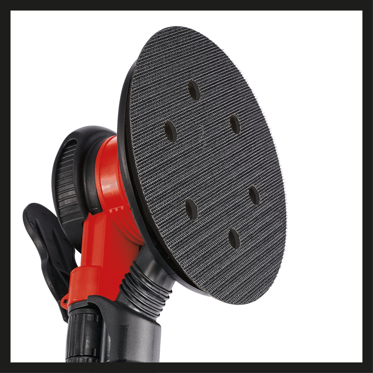 Einhell TC-PE 150 pneumatikus excenteres csiszoló, 150 mm-es csiszolókorong átmérővel, fokozatmentes állítókarral, 6 csiszolólappal, dugós csatlakozóval és kulccsal