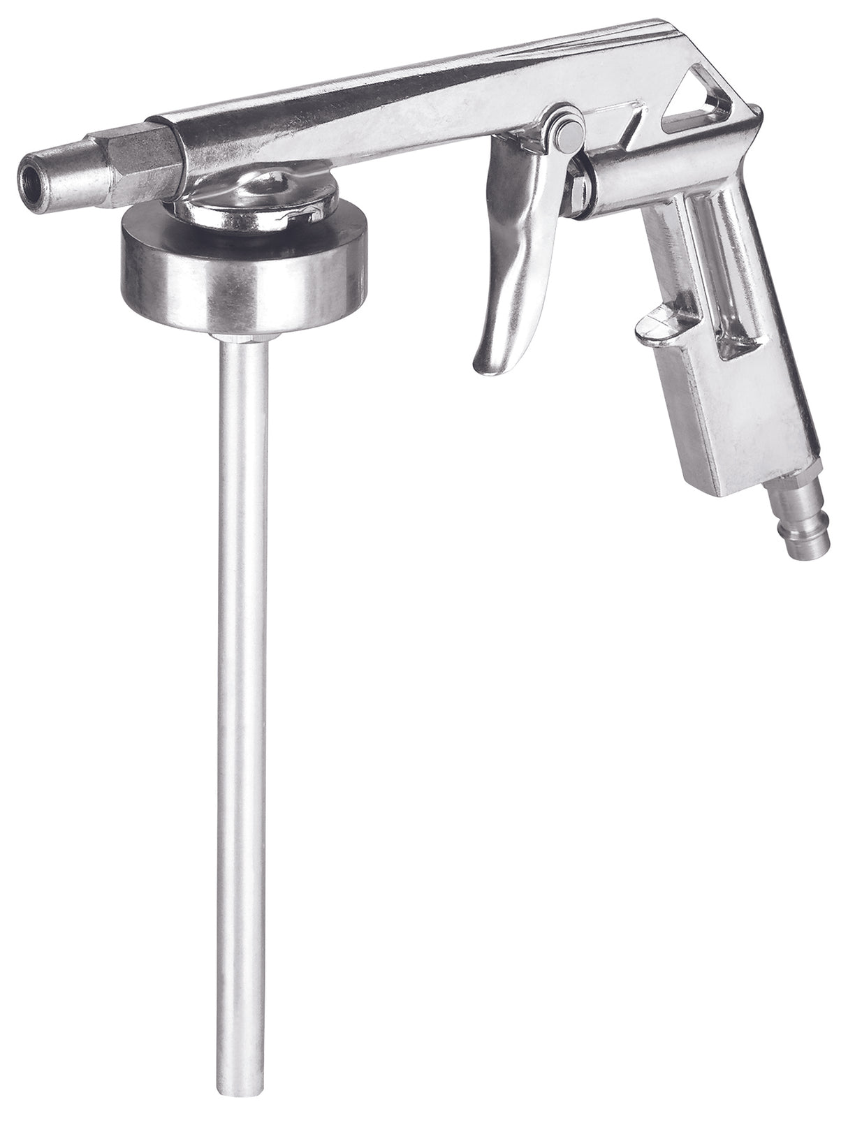 Pistol original Einhell, accesoriu compresor, pentru toate dozele standard de unica folosinta, duza rotativa, presiune de lucru de pana la 8 bar, inclusiv niplu de dop