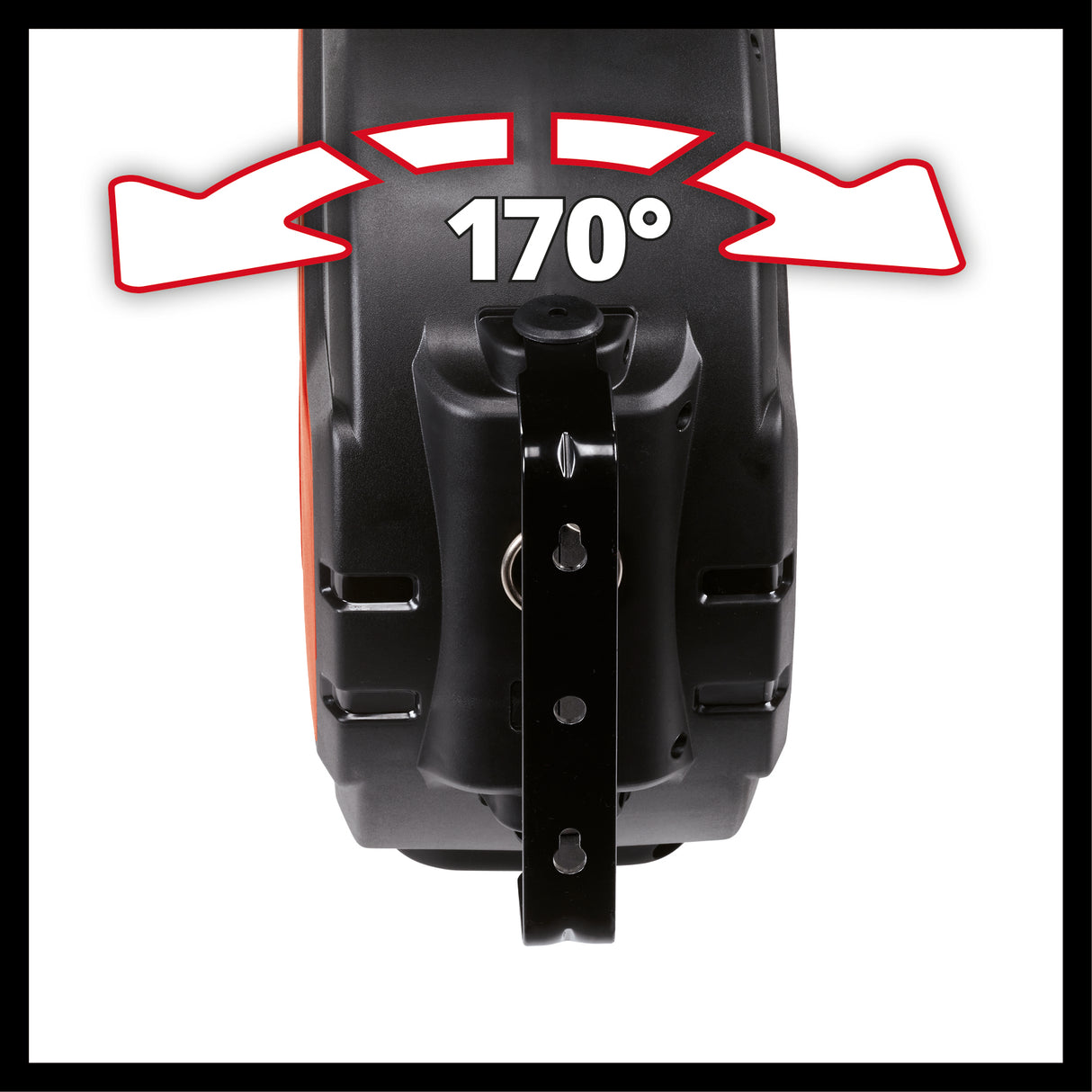 Tambur cu furtun aer comprimat Einhell TC-PH 150, lungime furtun 15 m + 1,5 m furtun de conectare, diametru interior furtun 9 mm, presiune maxima de functionare 16 bar, incl. suport de perete