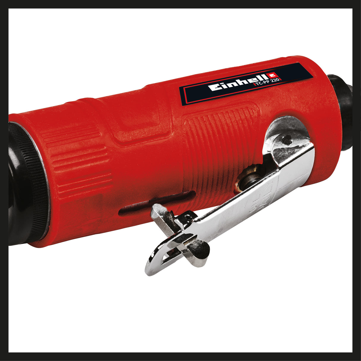 Polizor pneumatic cu stift Einhell TC-PP 220, instrument pneumatic pentru slefuire, lustruire, gravare si debavurare, incl. 10 pietre de slefuit, sticla de ulei goala, geanta de transport si depozitare