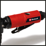 Einhell TC-PA 50 sűrített levegős sarokcsiszoló, üzemi nyomás 6,3 bar, levegőfogyasztás 113 l/perc, csiszolókorong Ø 50 mm, csiszolópapír-választékkal együtt