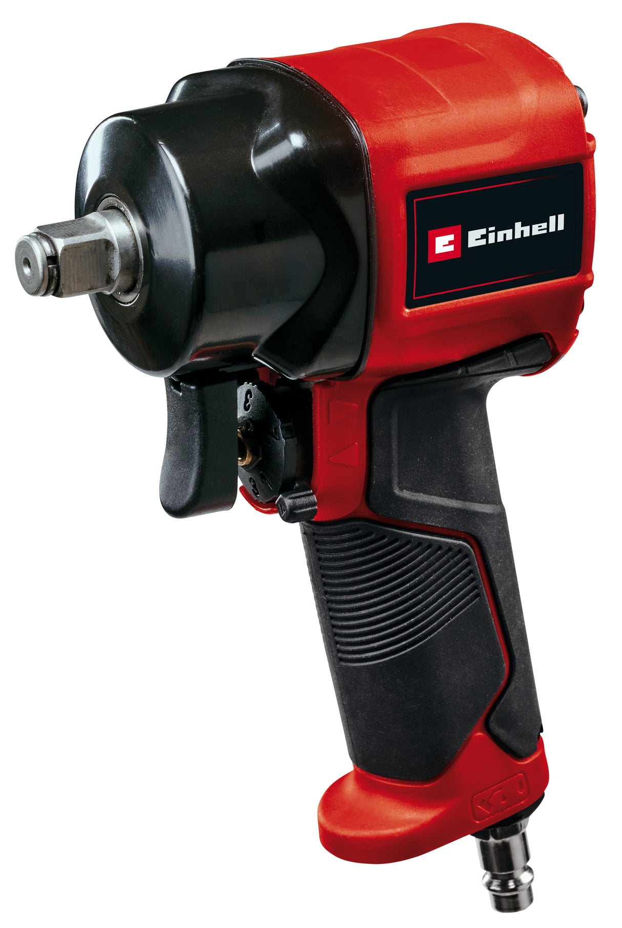 Einhell TC-PW 610 kompakt pneumatikus ütvecsavarozó, max. 8 bar, max. nyomaték 610 Nm, 1/2"-os négyszögletes behajtó, jobbra/balra forgás, dobozban szállítva, 3 db dugókulccsal