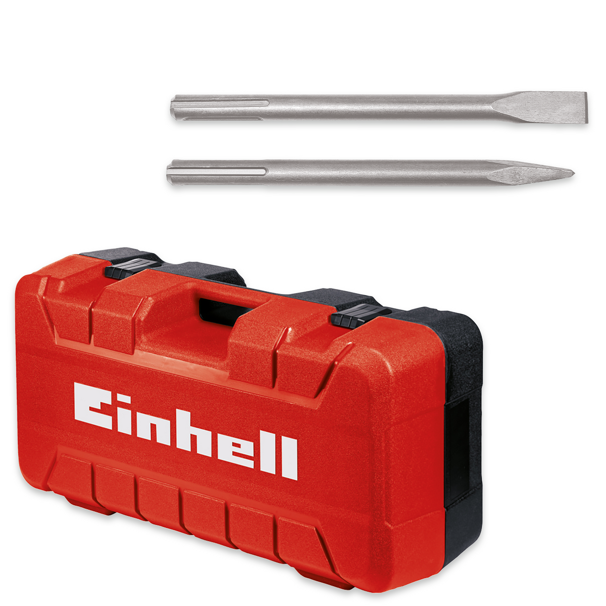 Einhell TE-DH 32 bontókalapács (1500 W, 32 J együtemű, SDS-max szerszámadapter, rezgéscsillapított főfogantyú + puha markolat, éles/lapos vésővel + elektromos dobozzal)