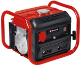 Einhell áramfejlesztő, benzinmotoros TC-PG 10/E5, 680 W, 2 ütemű motor, 230 V-os aljzat, tartókeret, stabil lábak, túlterheléskapcsoló, húzózsinóros indítás