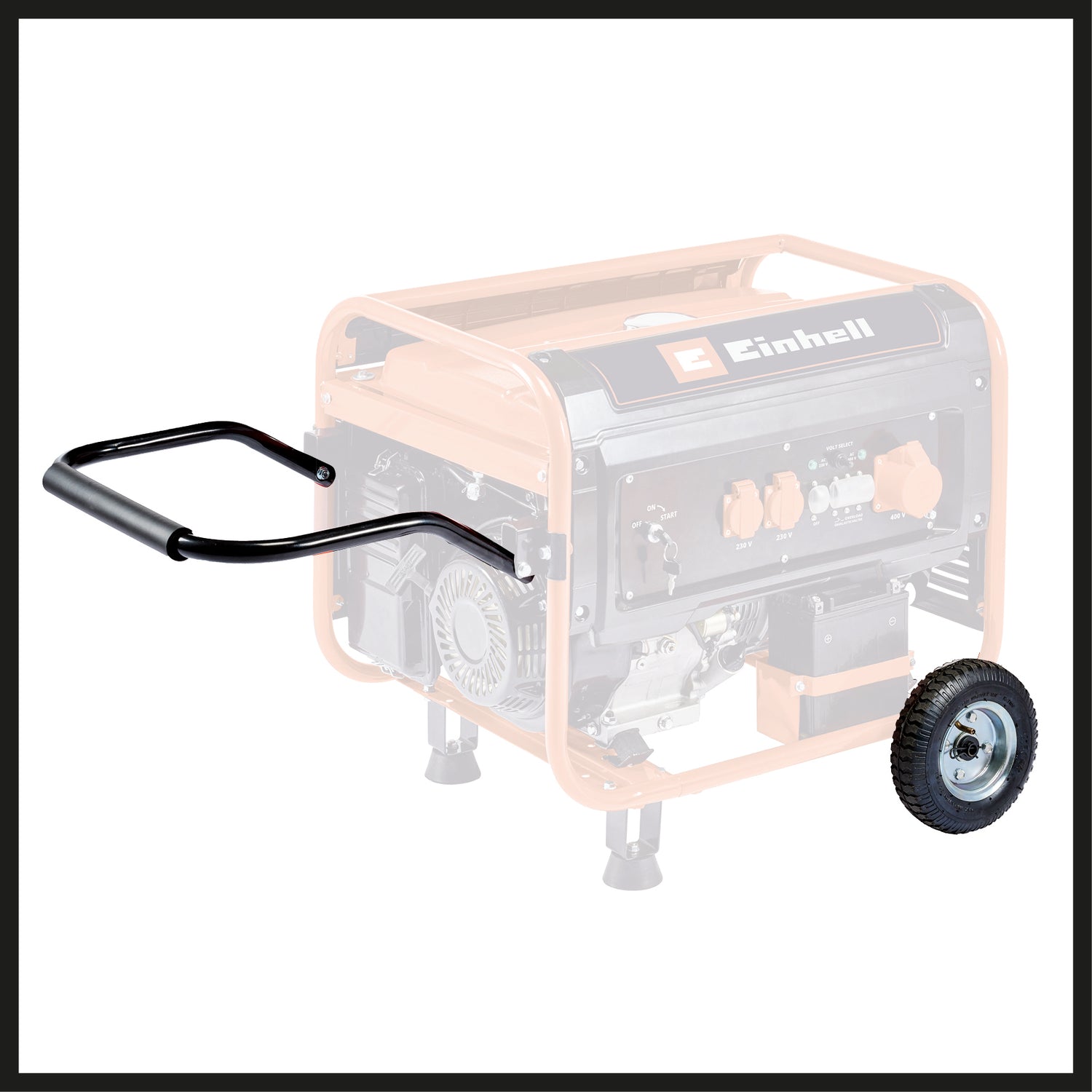 Generator de curent Einhell TC-PG 55/E5, benzina (un motor puternic, robust si cu emisii reduse in 4 timpi, 2x 230V + 1x priza de 400V, rezervor de 25 l, AVR/sistem de intrerupere la nivel scazut de ulei