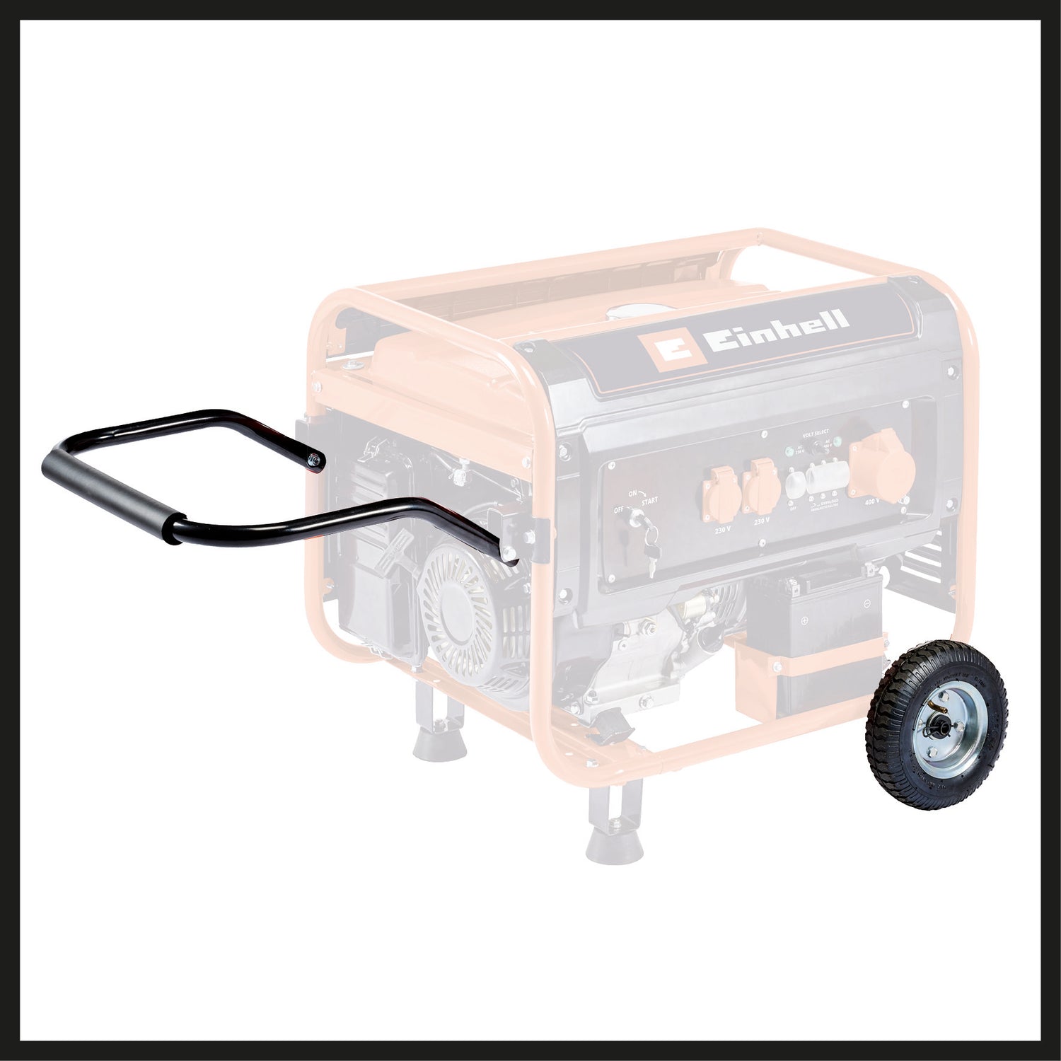 Generator de curent Einhell, benzina TC-PG 65/E5, putere continua 3,2 kW la 230 V si 3,6 kW la 400 V, curent nominal 13 A la 230 V, rezervor de 25 L pentru Super E5 benzina