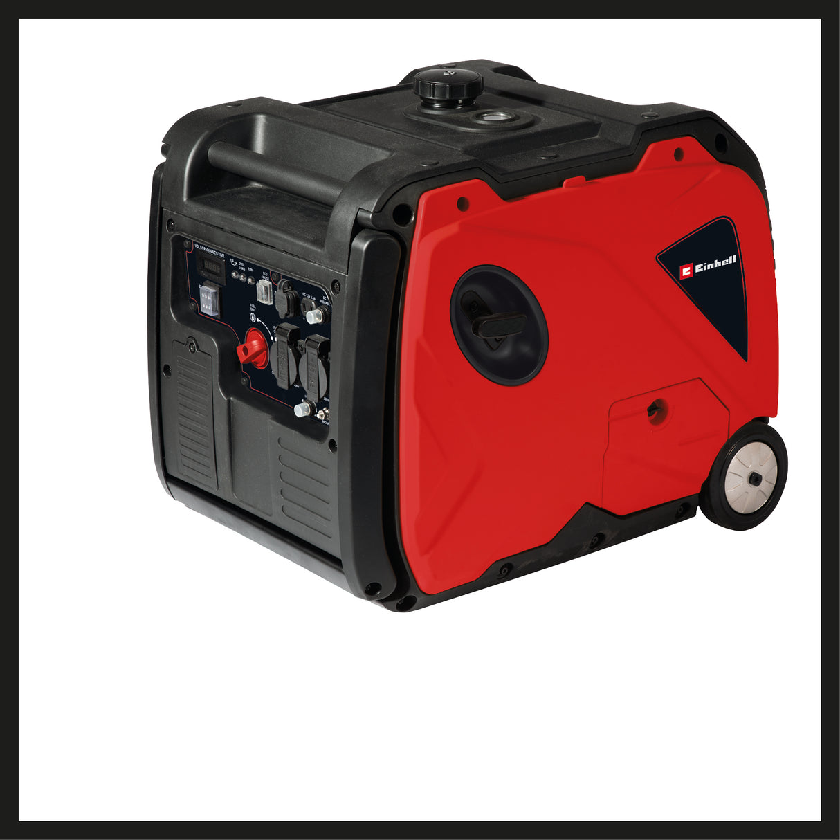 Einhell áramfejlesztő, benzinmotoros TE-IG 3500, max. 3300 W, 8,3 l-es tartály, inverter, folyamatos teljesítmény 3200 W, 4 ütemű motor, 2x 230 V, 2x USB port, 1x 12 V, olajhiány elleni védelem