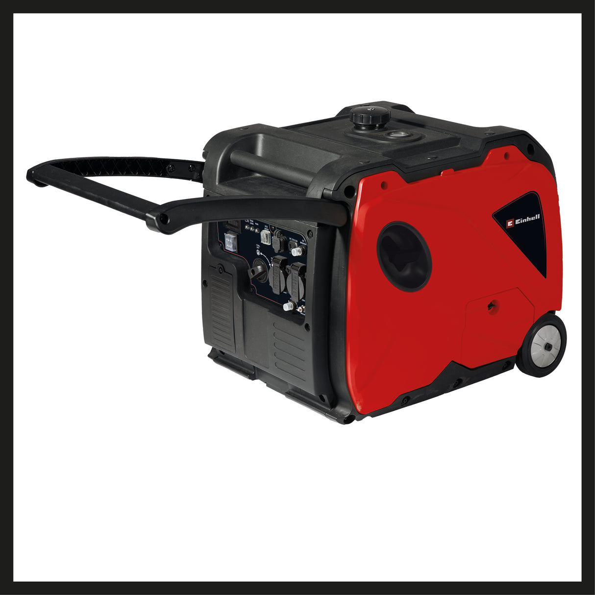 Einhell áramfejlesztő, benzinmotoros TE-IG 3500, max. 3300 W, 8,3 l-es tartály, inverter, folyamatos teljesítmény 3200 W, 4 ütemű motor, 2x 230 V, 2x USB port, 1x 12 V, olajhiány elleni védelem