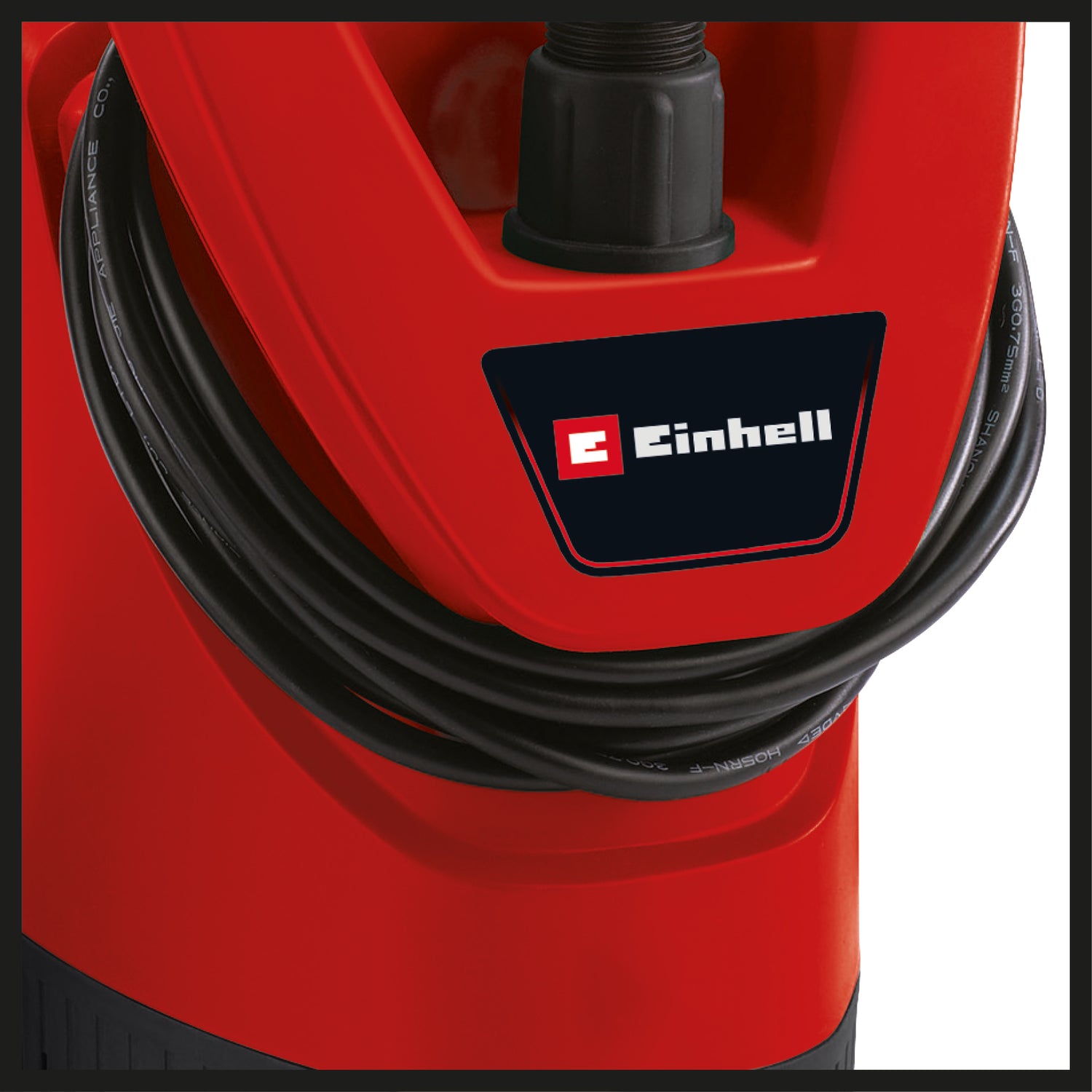Pompa sumersibila Einhell GE-SP 3546 RB, 350 W, dimensiune maxima a corpului strain 2,5 mm, debit maxim 4,6 L/h, inaltime maxima de refulare 11 m, plutitor cu intrerupator reglabil continuu, carcasa din plastic a pompei