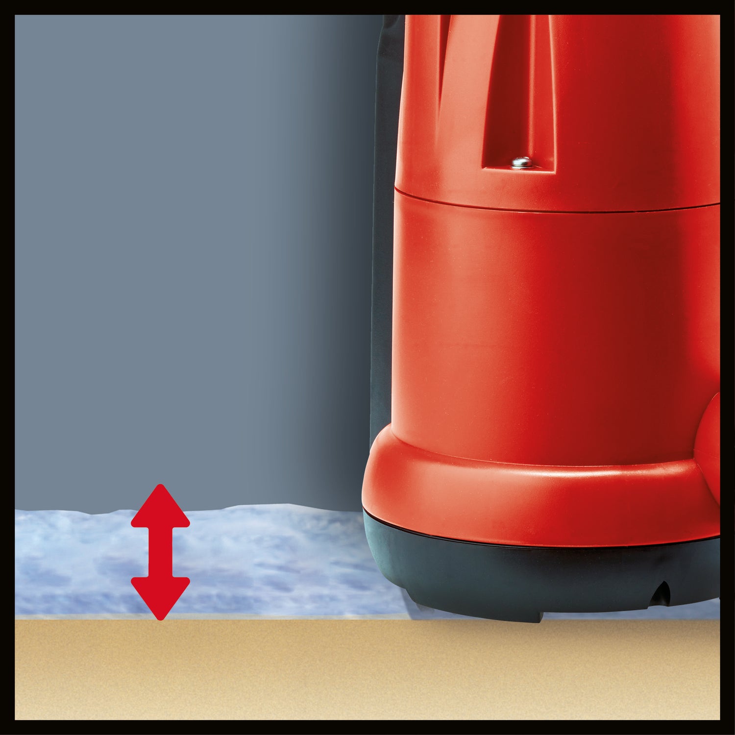 Pompa submersibila Einhell GC-SP 5511 IF, 550 W, conexiune universala, maner de transport, comutator manual/automat, debit 11.000 litri pe ora