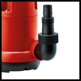Pompa submersibila Einhell GC-SP 5511 IF, 550 W, conexiune universala, maner de transport, comutator manual/automat, debit 11.000 litri pe ora